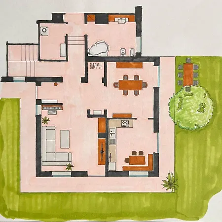 Mara - - 200 Mq - Wifi - Jacuzzi - Parcheggio - Giardino