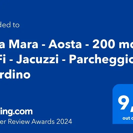 Mara - - 200 Mq - Wifi - Jacuzzi - Parcheggio - Giardino * 아오스타