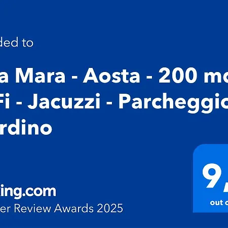 Mara - - 200 Mq - Wifi - Jacuzzi - Parcheggio - Giardino Aosta