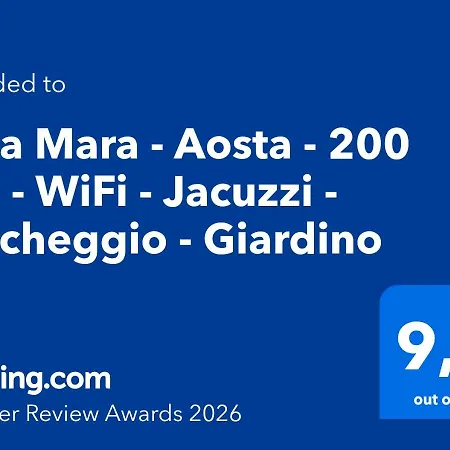 Apartment Mara - - 200 Mq - Wifi - Jacuzzi - Parcheggio - Giardino Aosta