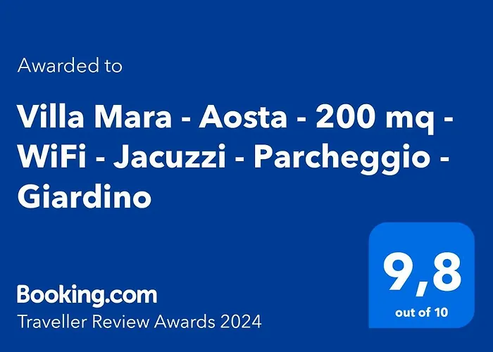 Mara - - 200 Mq - Wifi - Jacuzzi - Parcheggio - Giardino * Aosta