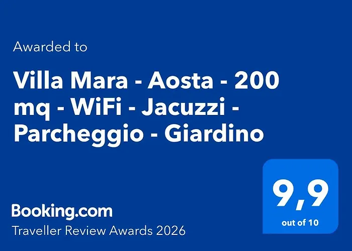 Apartment Mara - - 200 Mq - Wifi - Jacuzzi - Parcheggio - Giardino Aosta